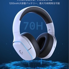 【超人気】ゲーミングヘッドセット ps5 4WAY接続 急速充電 パールホワイトの画像