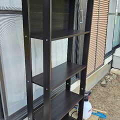 木製棚 本棚の画像