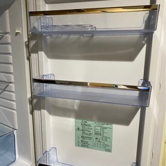 グランド ライン grand line2ドア レトロ 冷凍冷蔵庫 の画像