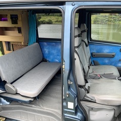 キャンピングカー　軽バン　4人乗り可能　内装新品　販売用で作ってますの画像