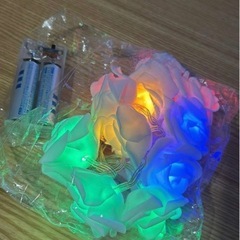 バラのイルミネーションライト4個セットの画像
