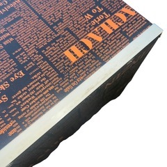 【ジ1002-04】傷、汚れありの為お安くお譲り致します‼️柄付き 木製 3段カラーボックスの画像