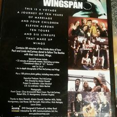 WINGSPAN TOBW-92043 Paul Mccartney  DVDソフトの画像