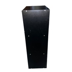 【ジ1002-05】スタイリッシュなブラック‼️3段 木製 カラーボックスの画像