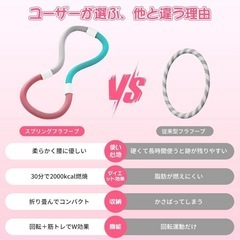 【新品】フラフープ ダイエット ウェイト付き ベリー フィットネスの画像