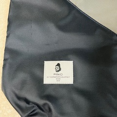 【新品】PAKO パコ 手提げバッグ ブラック×ネイビーの画像