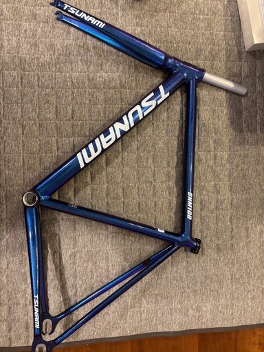 ピストバイク　フレーム　tsunami ロードバイク