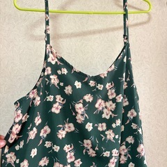 花柄キャミワンピ　ニットキャミワンピ👗の画像