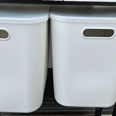 美品✨フタ付き！収納ケースの画像