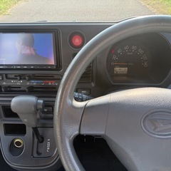 ダイハツ　ハイゼット　S331V　バン　AT 4WD切り替え車検R9.7 キャリア付　ナビ　下回り塗装済の画像