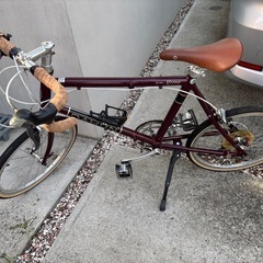 ダホンダッシュアルテナ　折畳式自転車　 Dahon Dash Altena バーガンディ　の画像