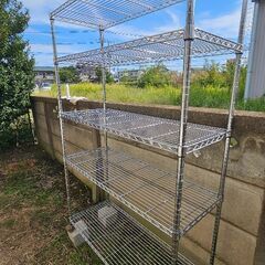 美品✨スチールラック 大の画像