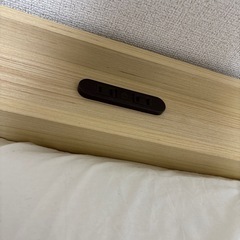 ダブルベット　
マットレス付きの画像