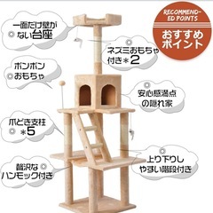 新品 BTM キャットタワー キャットツリー スリムタワー 猫タワー 据え置き ハンモック 爪研ぎ 多頭飼い アスレチック 麻紐 おしゃれ 可愛い 運動不足解消 ストレス解消 組み立て簡単 全高155cmの画像