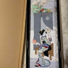 ★【浮世絵美人押絵　日本絵画のアート】 額縁付き！の画像