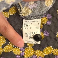 【美品】　ディディジジ/didizizi　サボテンリップル コート　ワンピースの画像