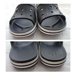 クロックス crocs バヤバンド スライド【ブラック：27cm】の画像
