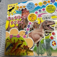 恐竜すごろく　裏はポスターの画像
