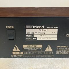 Roland　ローランド　VK-7　完全動作品の画像