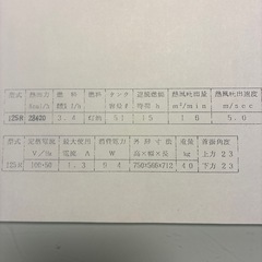 静岡製機　ジェットヒーター125Rの画像