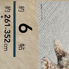 美品　6畳用カーペット　グレー　の画像