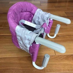 イングリッシーナ　ファスト　お食事イス　フクシア　パープル　ベビーチェア　トレーの画像
