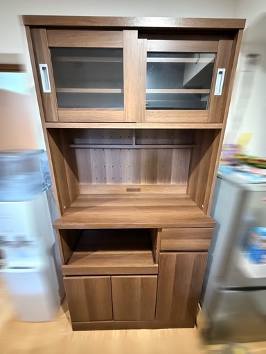 【10/6まで】食器棚 レンジ台【LOWYA】