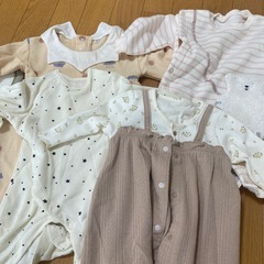 ベビーロンパース　秋冬　女の子　まとめ売りの画像