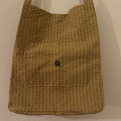 イエロー からし色 トートバッグの画像