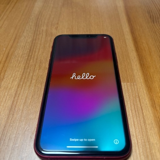iPhone XR 64GB RED バッテリー77%  ③