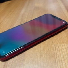 iPhone XR 64GB RED バッテリー77%  ③の画像