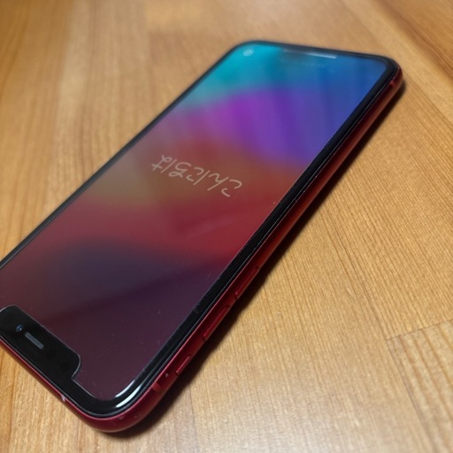 iPhone XR 64GB RED バッテリー77%  ③