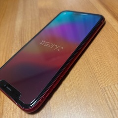 iPhone XR 64GB RED バッテリー77%  ③の画像