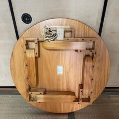 円卓　座卓　丸テーブル　コンセント付の画像