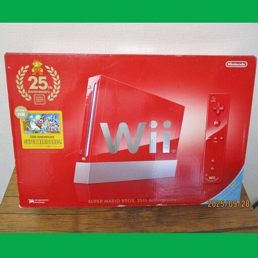 貴重！！　Wii本体　赤　スーパーマリオ25周年仕様