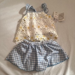 【新品】ベビー水着90サイズ2着セットの画像