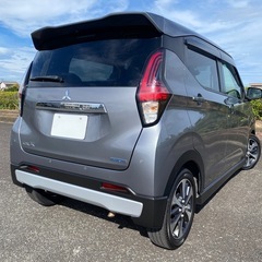 ekクロス★ターボ★純正品９インチ大型ナビ★衝突被害軽減ブレーキ★ハイブリッド★Bluetooth★ステアリングスイッチ★シートヒーター★バックカメラの画像