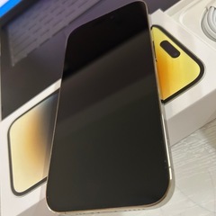 【美品】iPhone14 Pro ゴールド 128GB SIMフリー（Apple Store版）の画像