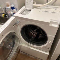 美品　分解清掃済み　Vベルト新品交換済み　動作保証3ケ月　パナソニック　NA-VG710L キューブル　ドラム式洗濯乾燥機　コンパクトの画像