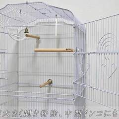 ★新品!! ロング 小鳥ケージ 止まり木 バードバス お休みカバー フルセット 鳥カゴ バードケージ の画像