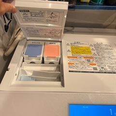 美品　東芝　ザブーン　人気のホワイト　TW-127XP1 2022年購入　　の画像