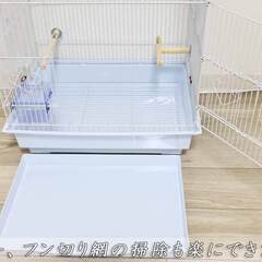 ★新品!! ロング 小鳥ケージ 止まり木 バードバス お休みカバー フルセット 鳥カゴ バードケージ の画像