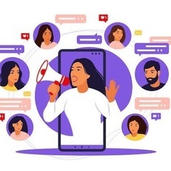 SNSコネクター（SNS投稿や口コミ）例インフルエンサーの画像