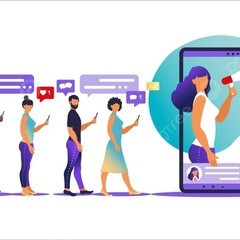 SNSコネクター（SNS投稿や口コミ）例インフルエンサーの画像