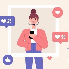 SNSコネクター（SNS投稿や口コミ）例インフルエンサーの画像
