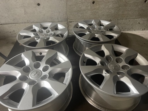 三菱 V98W V93W パジェロ 純正ホイール 17インチ 4本 7.5J6HPCD139.7+46