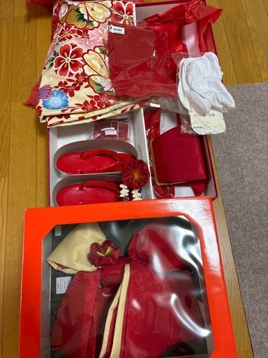 値下げ　七五三　7歳　七歳　着物セット