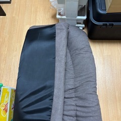 折りたたみ座椅子ソファ 2人掛けの画像