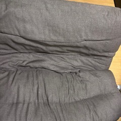 折りたたみ座椅子ソファ 2人掛けの画像