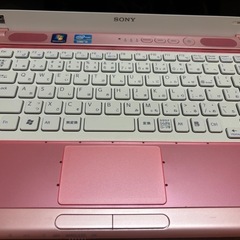 SONY VAIO PCG-61813N ノートパソコン　ピンクの画像